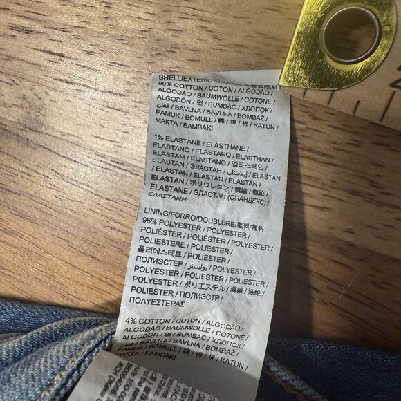 Desigual Ethnic Embroidered Jeans Boho Patchwork Denim Size 26 Hippie Zip Ankle - Picture 14 of 14